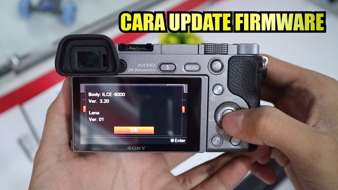how to update sony a6000